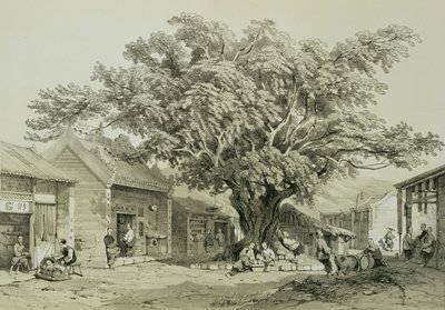 Il Tempio, Macao, c.1850 da Thomas Allom